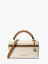 michael kors jana extra small signature logo convertible crossbody bag