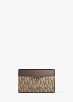 michael kors hudson logo card case