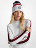 michael kors color block knit beanie hat