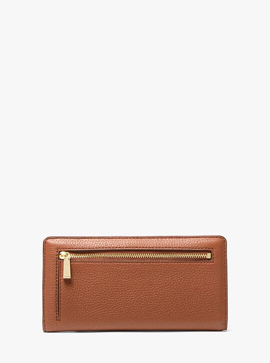 Bryant Large Pebbled Leather Snap-Front Wallet michael kors bryant large pebbled leather snap front wallet