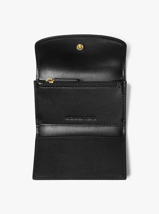 محفظة ليرا الجلدية الصغيرة ثلاثية الطيات michael kors محفظة ليرا الجلدية الصغيرة ثلاثية الطيات