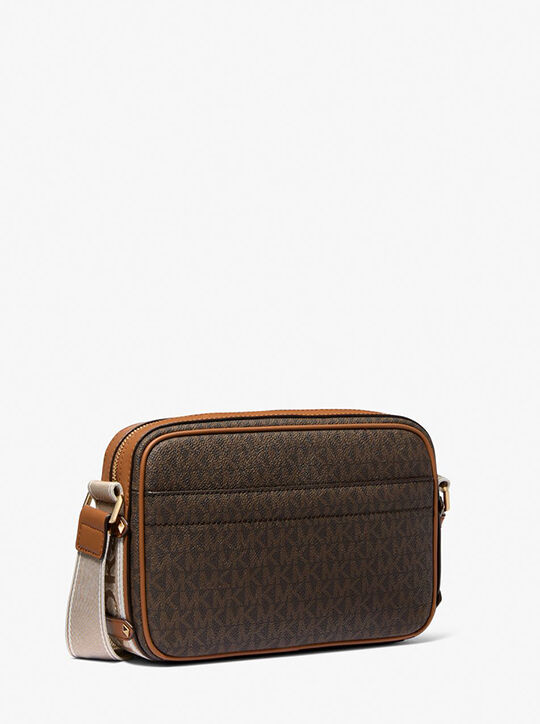 michael kors maeve large signature logo crossbody bag