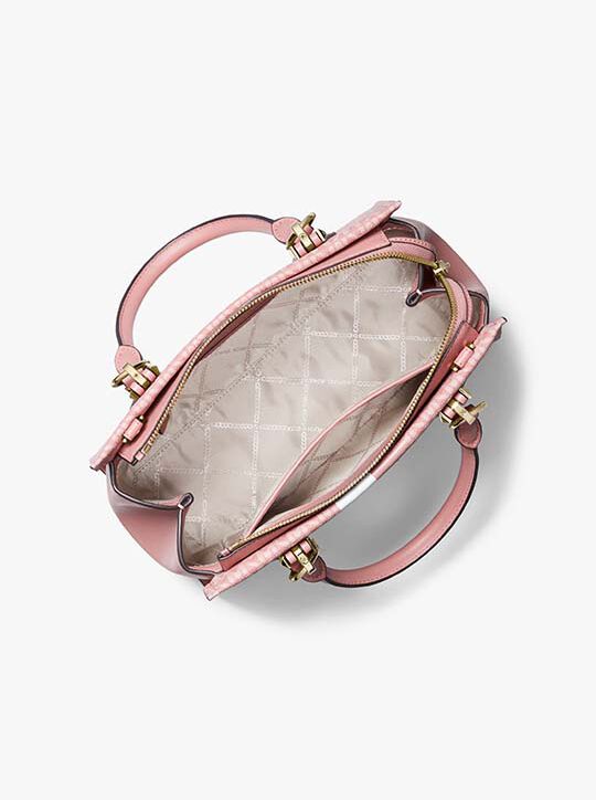 Marilyn Medium Logo Stripe Satchel | Michael Kors Official Website