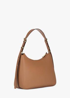 michael kors حقيبة كتف نوليتا متوسطة الحجم من الجلد المحبب