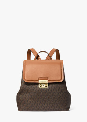 michael kors حقيبة ظهر تريبيكا صغيرة بشعار الماركة