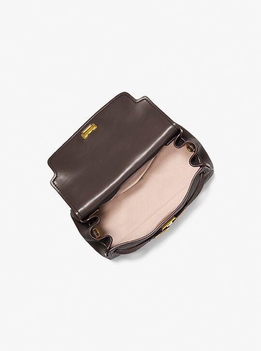 Hamilton Moderne Extra-Small Textured Leather Slouchy Crossbody Bag michael kors hamilton moderne extra small textured leather slouchy crossbody bag
