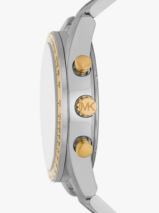 Oversized Accelerator Two-Tone Watch
