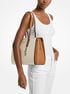 Laila Medium Signature Logo Tote Bag michael kors laila medium signature logo tote bag