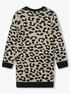 Metallic Leopard Jacquard Dress