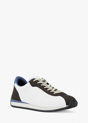 michael kors rhodes mixed media trainer