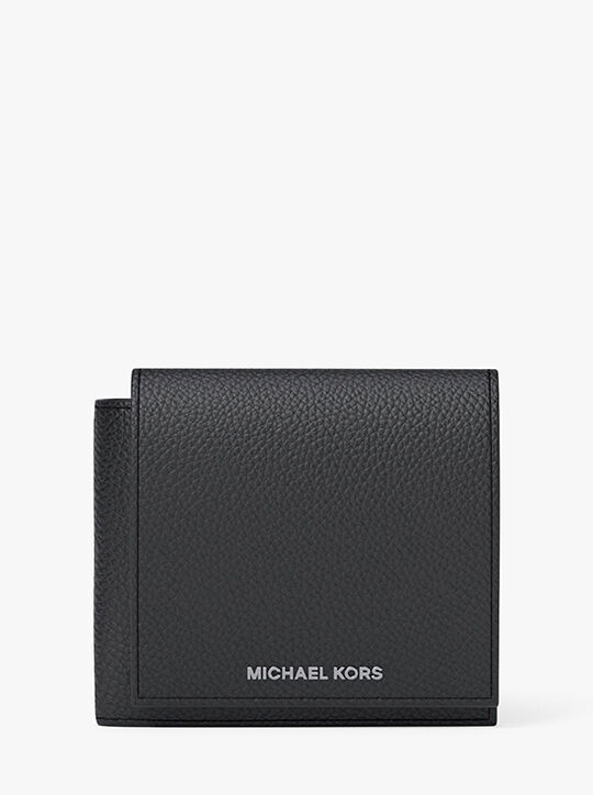 Hudson Pebbled Leather Wallet michael kors hudson pebbled leather wallet