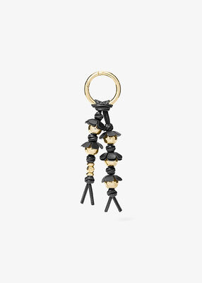 michael kors embellished floral bag charm