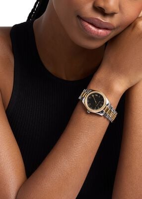 michael kors mini lexington pav  two tone watch