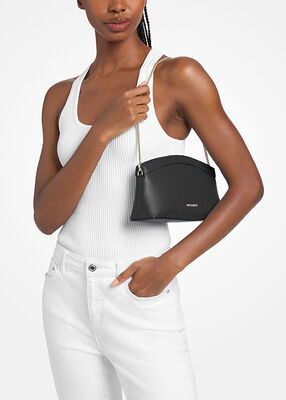 michael kors حقيبة يد أثينا صغيرة قابلة للتحويل من الجلد