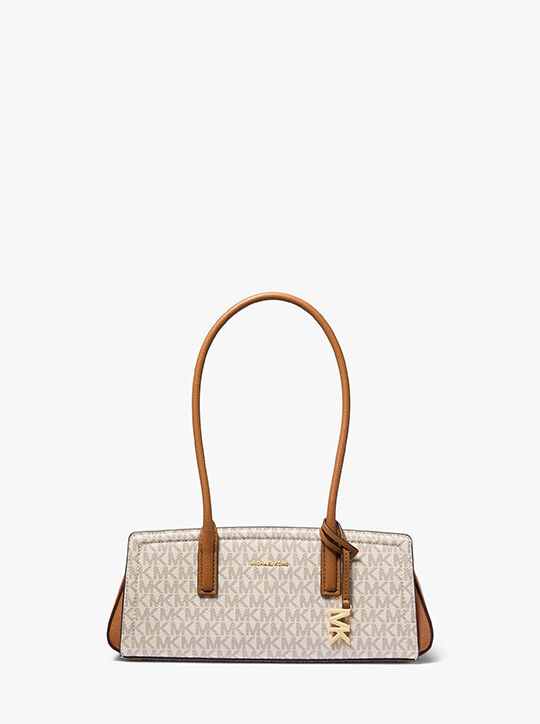 Laila Small Signature Logo Shoulder Bag michael kors laila small signature logo shoulder bag