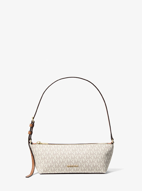 michael kors laila small signature logo pochette