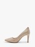 michael kors dorothy flex embellished glitter chain mesh pump