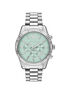 Oversized Lexington Silver-Tone Watch michael kors oversized lexington silver tone watch