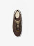 michael kors poppy color block logo sneaker