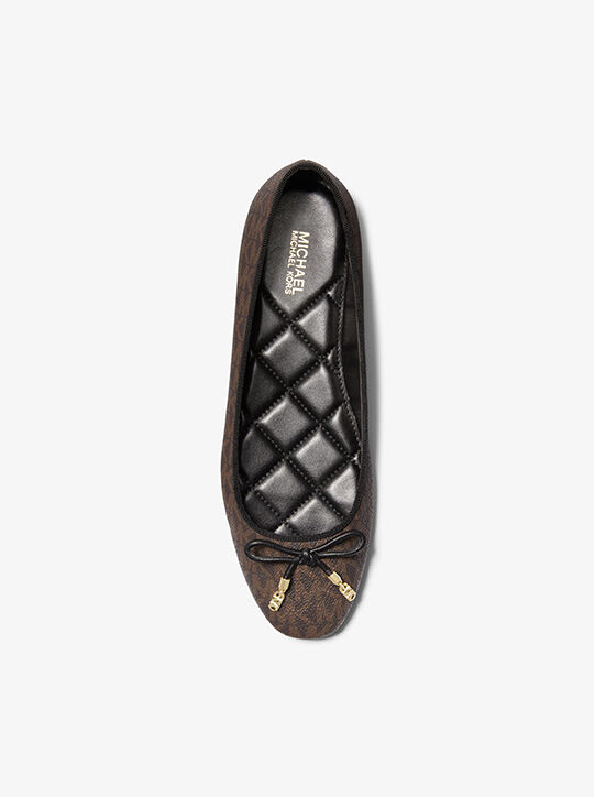 Nori Logo Ballet Flat michael kors nori logo ballet flat