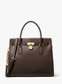 Hamilton Moderne Large Leather Satchel michael kors hamilton moderne large leather satchel