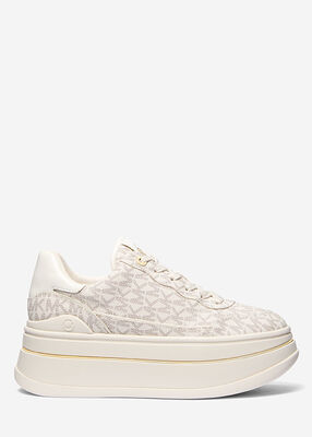 michael kors hayes signature logo platform sneaker