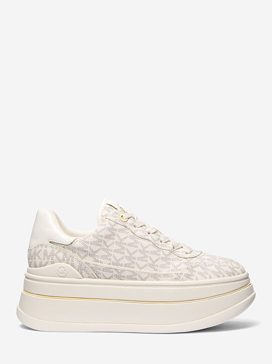 Hayes Signature Logo Platform Sneaker michael kors hayes signature logo platform sneaker