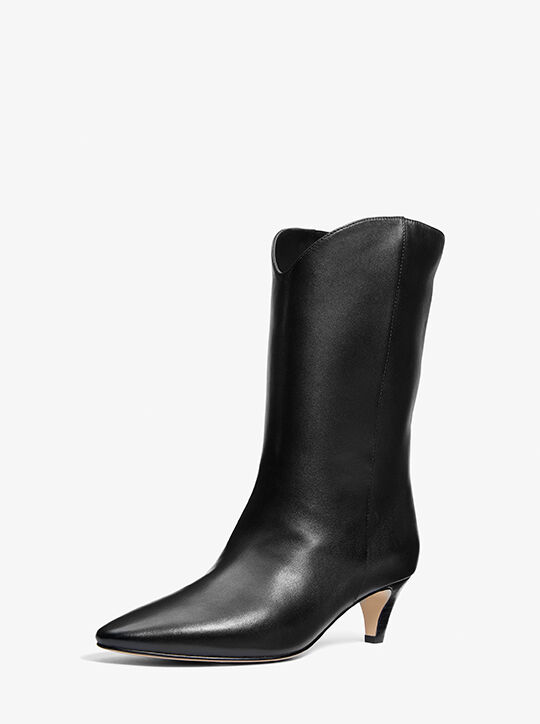 Daniela Leather Boot michael kors daniela leather boot