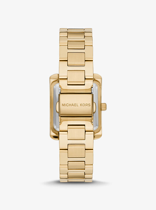 Mini Emery Pavé Gold Tone Watch