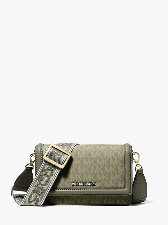 michael kors حقيبة كروس جيت سيت صغيرة للهواتف الذكية بشعار الماركة