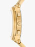 michael kors billie gold tone stainless steel watch