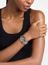 michael kors lexington two tone watch