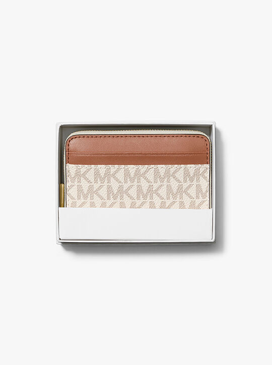 michael kors حافظة بطاقات جيت سيت صغيرة بسحاب