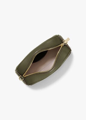 michael kors jet set small leather camera crossbody bag