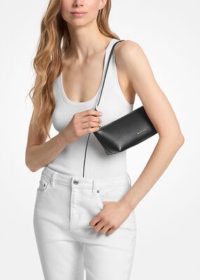 michael kors laila small leather pochette