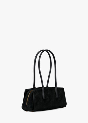 michael kors laila small suede shoulder bag
