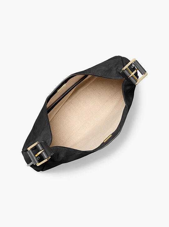 حقيبة كتف نوليتا كبيرة من جلد النوبوك michael kors حقيبة كتف نوليتا كبيرة من جلد النوبوك