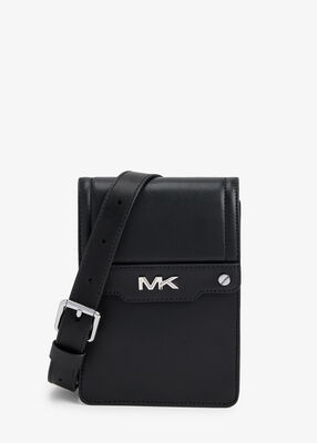 Varick Leather Smartphone Crossbody Bag