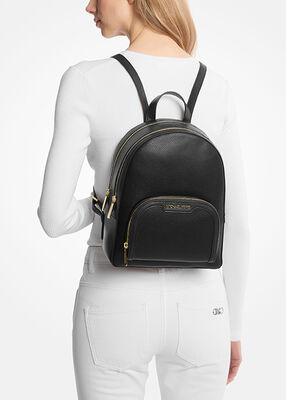 michael kors حقيبة ظهر جايسي متوسطة الحجم من الجلد المحبب