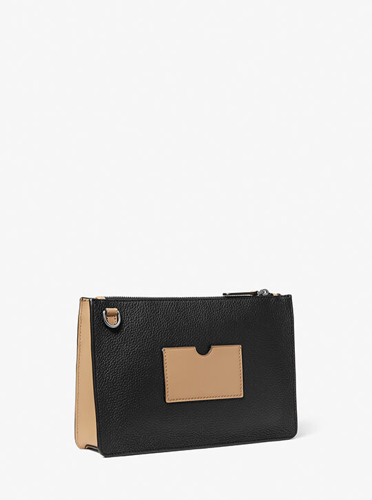 حقيبة كروسبودي هدسون مرصعة بالحصى michael kors حقيبة كروسبودي هدسون مرصعة بالحصى