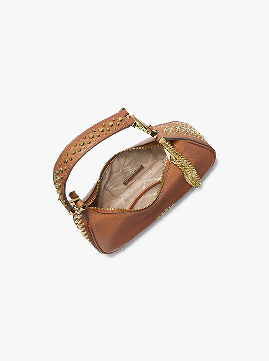 michael kors piper small pebbled leather shoulder bag