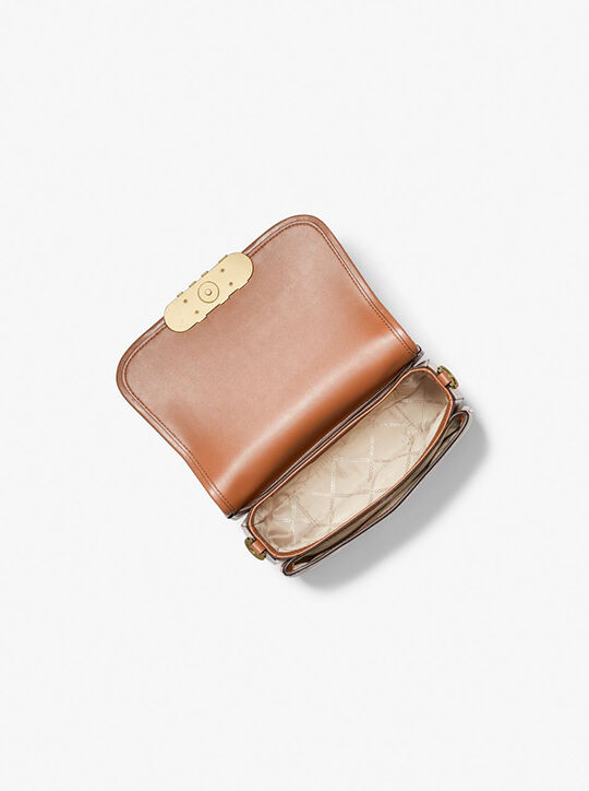 michael kors parker medium empire signature logo messenger bag