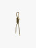 Gold-Tone and Braided Cord Bag Charm michael kors gold tone and braided cord bag charm