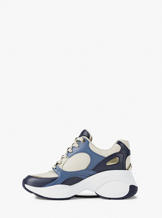 Zuma Leather Trainer, FRCH BLU MLT | Michael Kors KSA