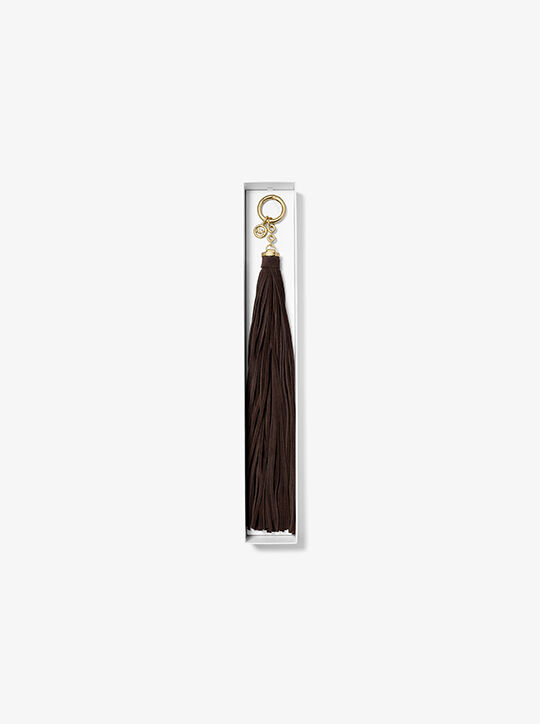 Suede Tassel Bag Charm michael kors suede tassel bag charm