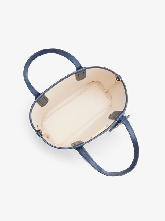 michael kors eliza extra small empire signature logo tote bag