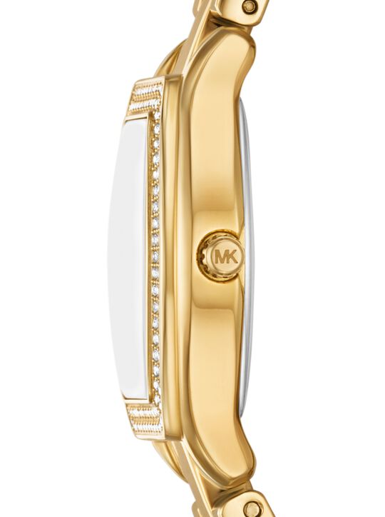 Petite Chelsea Pavé Gold-Tone Watch michael kors petite chelsea pav gold tone watch
