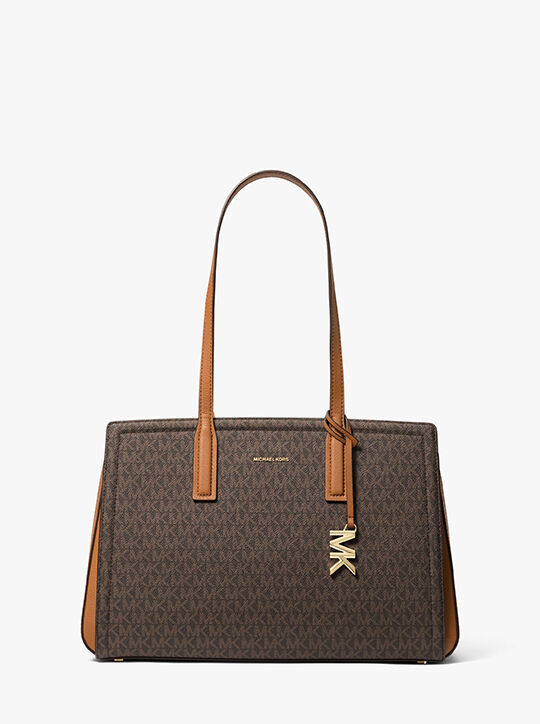 michael kors حقيبة تسوق ليلى متوسطة الحجم