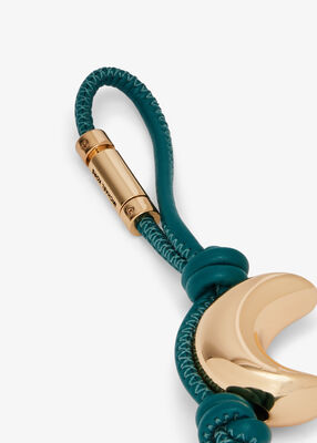 michael kors crescent moon bag charm