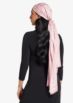 michael kors logo scarf